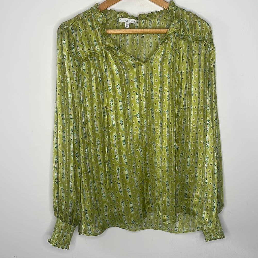 NWOT Maison d’Amélie Blouse
